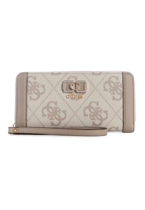 Carteira Karnilla Logo Slg Lrg Zip Arnd Nude