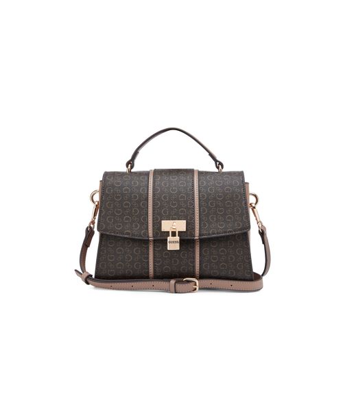 Bolsa Emberly Top Handle Crossbody Bege