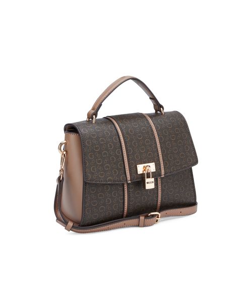 Bolsa Emberly Top Handle Crossbody Bege