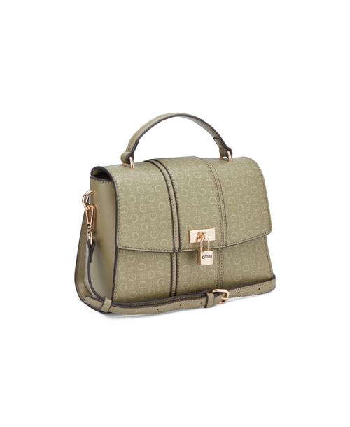 Bolsa Emberly Top Handle Crossbody Verde Escuro