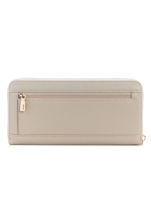 Carteira Laurel Ii Slg Large Zip Around Cinza