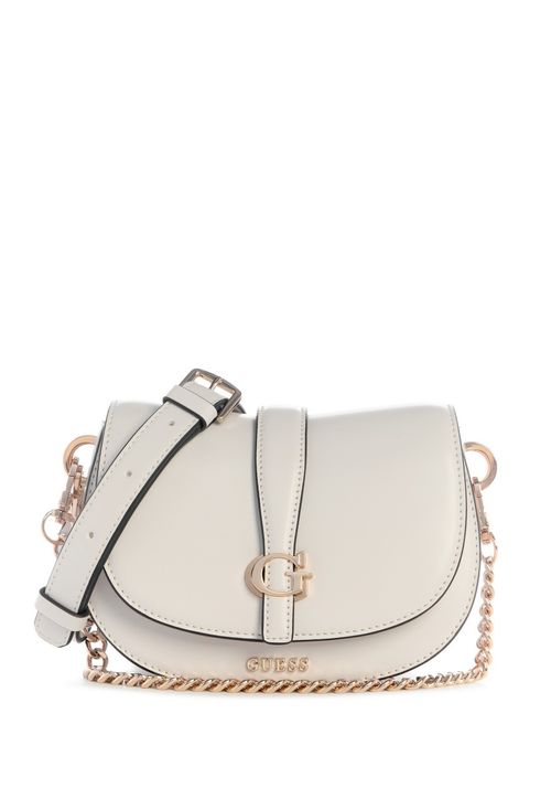 Bolsa Mini Carrie Flap Crossbody Cinza