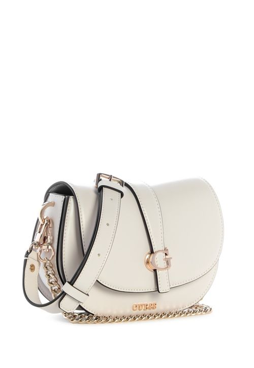 Bolsa Mini Carrie Flap Crossbody Cinza