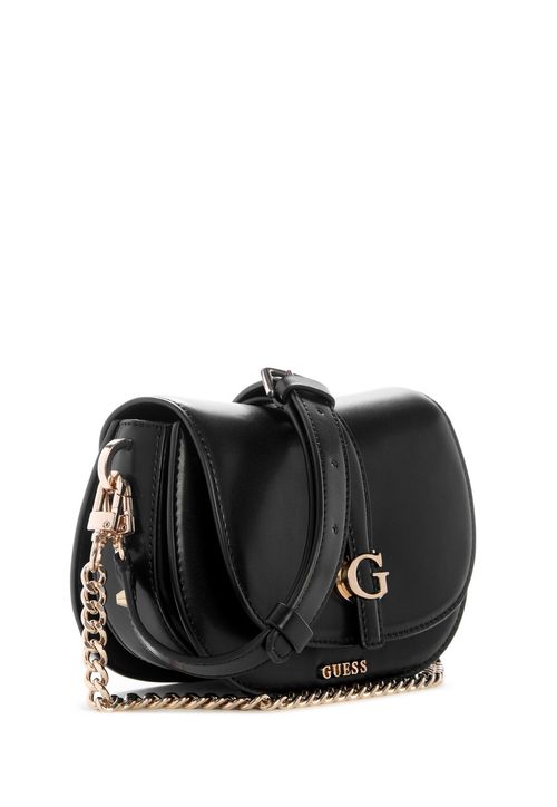 Bolsa Mini Carrie Flap Crossbody Preto