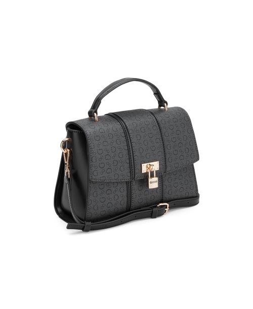 Bolsa Emberly Top Handle Crossbody Cinza Escuro