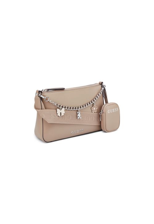 Bolsa Mini Fiora Top Zip Cinza