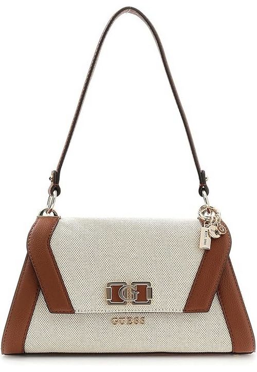 Bolsa Karnilla Flap Shoulder Bag Off White