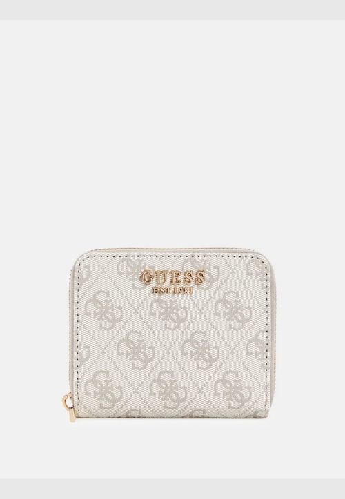 Carteira Laurel Ii Slg Small Zip Around Off White