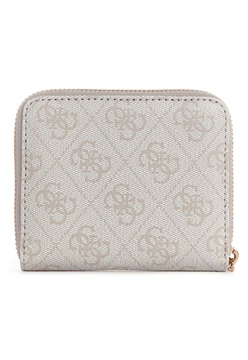 Carteira Laurel Ii Slg Small Zip Around Off White