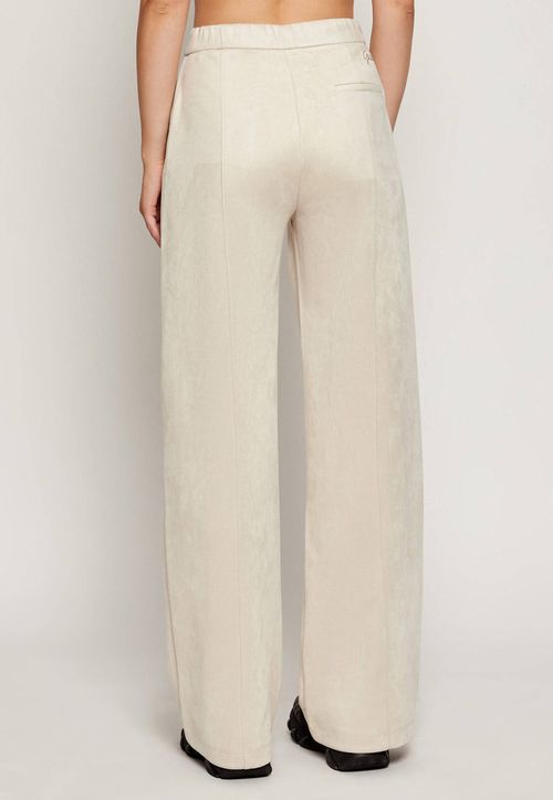 Calça Scuba Alfaiataria Bege