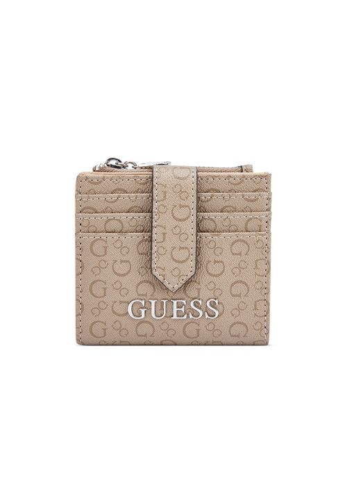 Carteira Abbas Slg Credit Card Case Marrom Claro