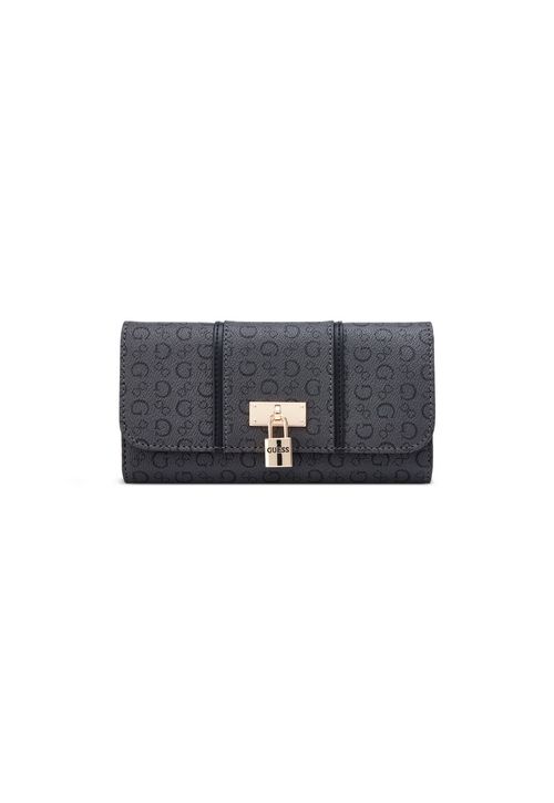 Carteira Emberly Slg Slim Clutch Cinza Escuro