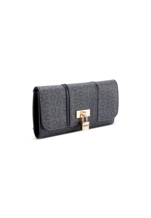 Carteira Emberly Slg Slim Clutch Cinza Escuro