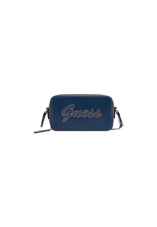 Bolsa Mini Carrara Crossbody Top Zip Azul Marinho