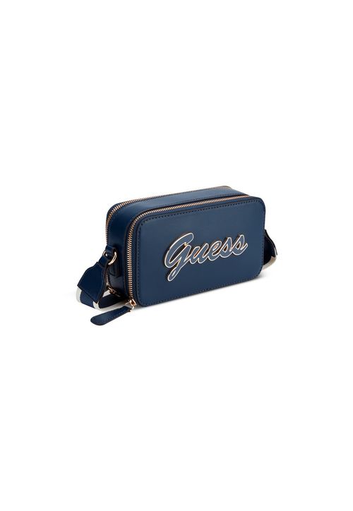 Bolsa Mini Carrara Crossbody Top Zip Azul Marinho