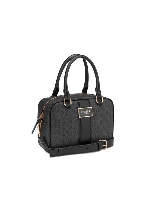 Bolsa Isabella Box Satchel Cinza Escuro