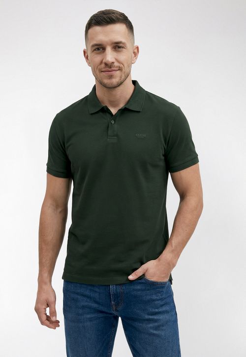 Camisa Polo Pima Verde Escuro