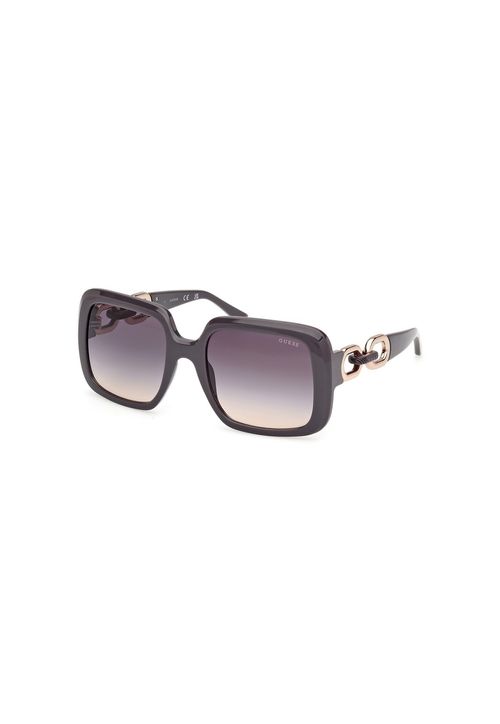 Óculos de Sol Quadrado Acetato Cinza