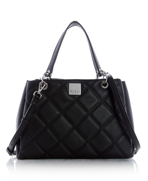 Bolsa Guess Window Rock Satchel Preto