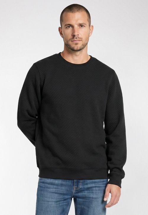Blusa de Tricot Manga Longa Preto