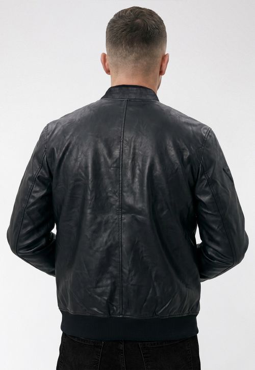 Jaqueta Bomber Guess Masculina Preta