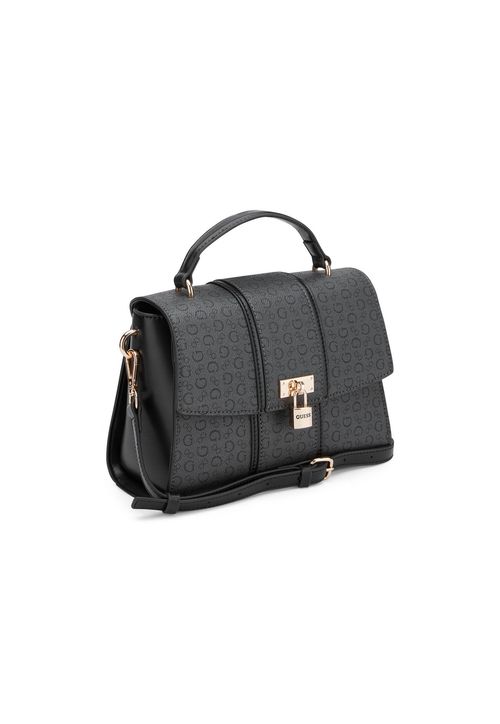Bolsa Emberly Top Handle Crossbody Cinza Escuro