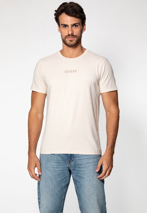 Camiseta Guess 4G Costas Bege