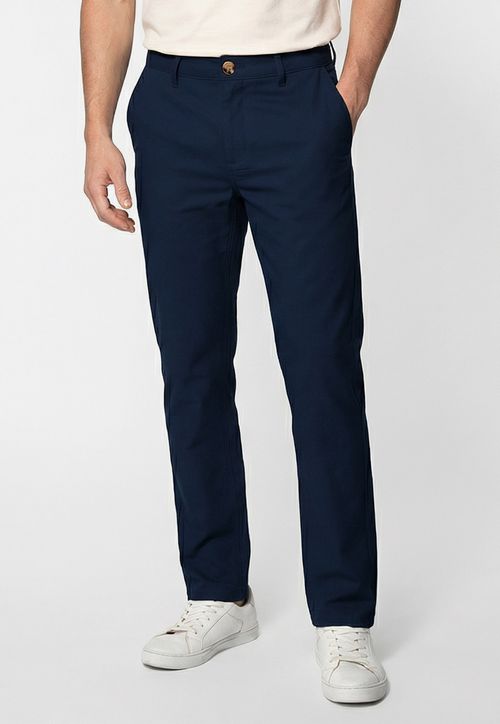 Calça Sarja Acetinada Slim Azul Escuro