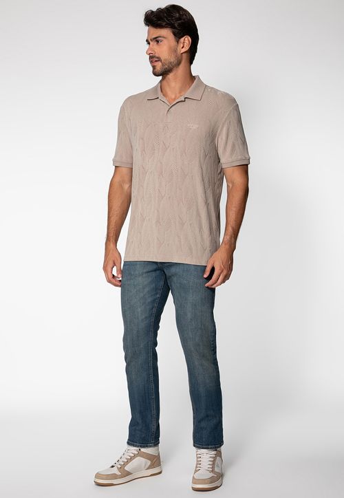 Calça Jeans Slim Straight Azul