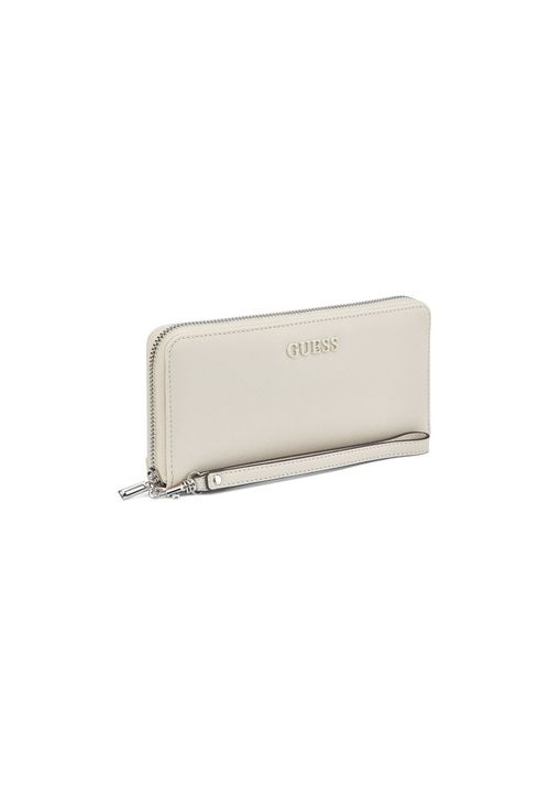 Carteira Remy Large Zip Around Cinza