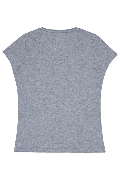 Blusa Fem Guess Logo 3 Cores Cinza