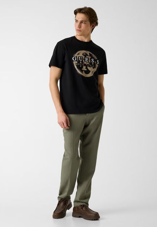 Camiseta Eco Patch Logo Preto