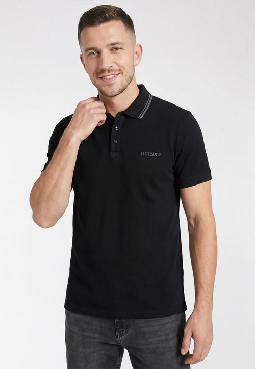 Camisa Polo Silk Frisos Gola Preto