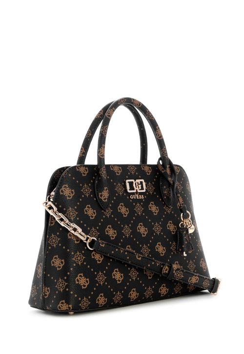 Bolsa Emelie Logo 2 Comp Satchel Bege