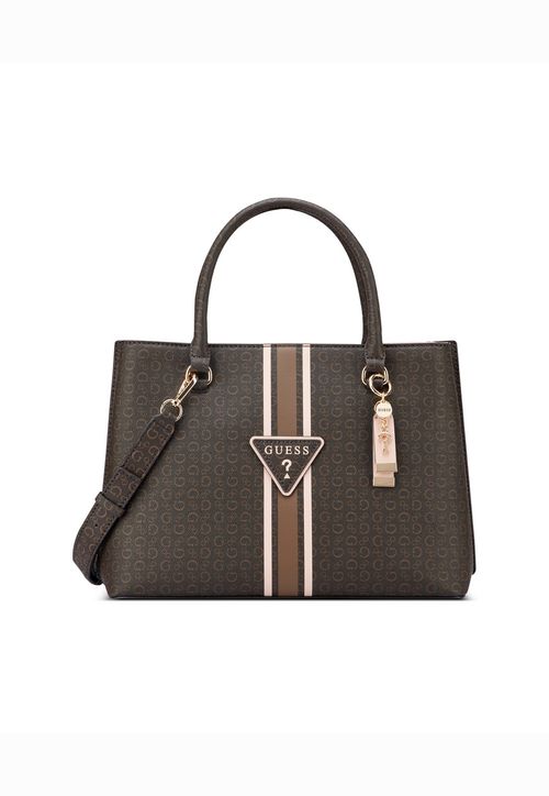 Bolsa Tabitha Satchel Marrom Escuro
