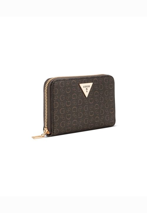 Carteira Katy Slg Medium Zip Around Bege