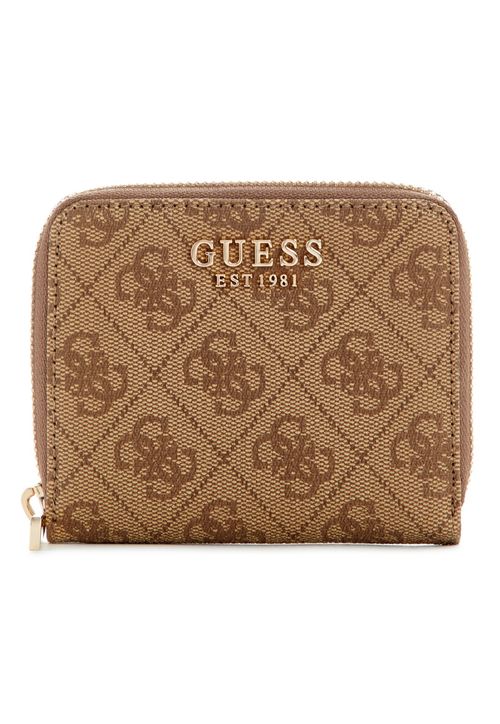 Carteira Laurel II Slg Small Zip Around Bege