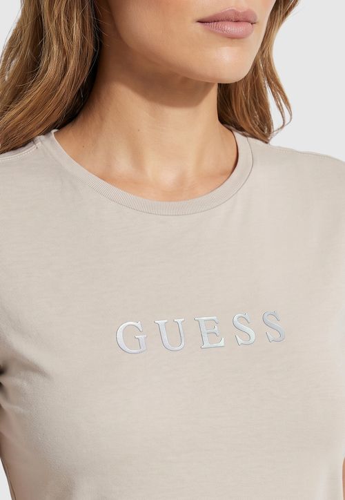 Camiseta GUESS Silk Bege