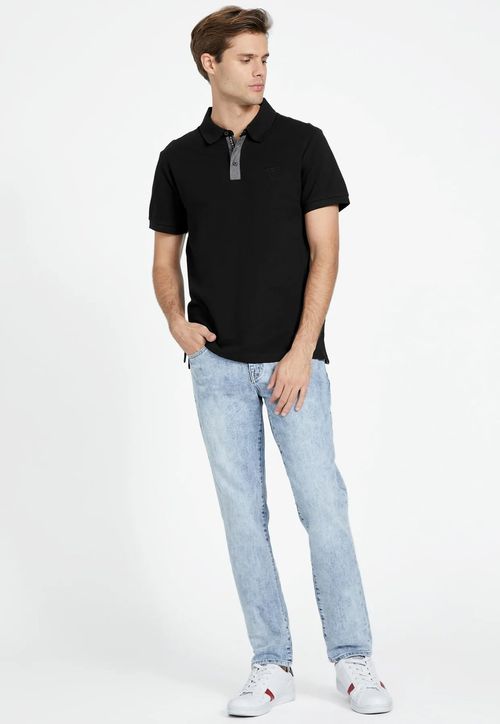Camisa Polo Piquet Chambrey Preto