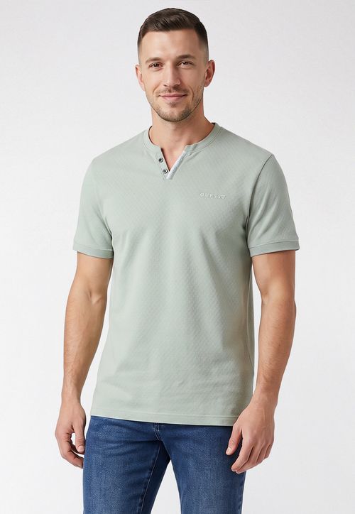 T-shirt Henley Mc Verde Claro