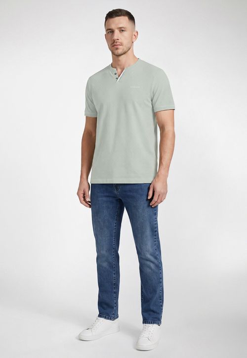 T-shirt Henley Mc Verde Claro