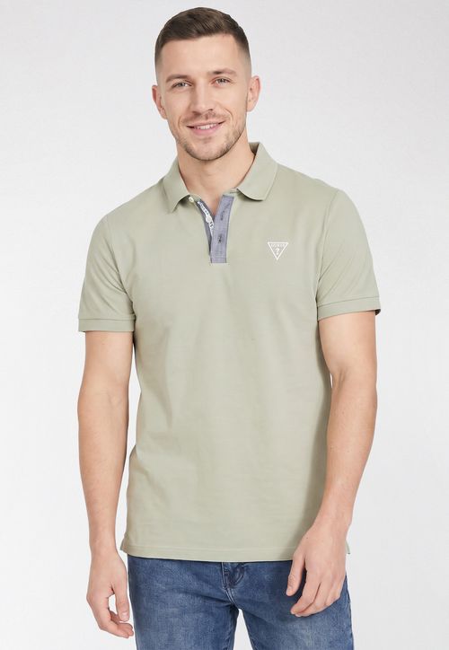 Camisa Polo Piquet Chambrey Verde Claro