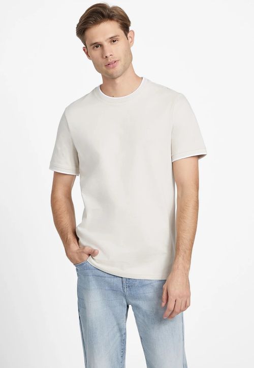 T-shirt Mc Malha Jacquard Branco