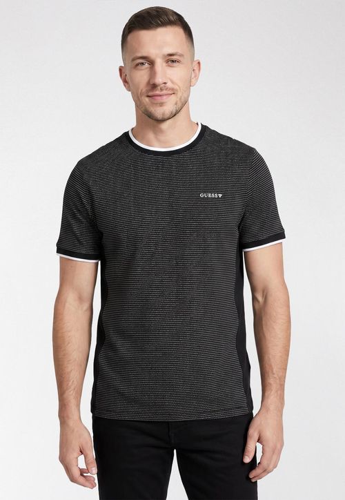 T-shirt Mc Malha Jacquard Preto