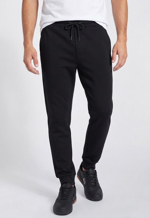 Calça Moletom Faixa Lateral Preto
