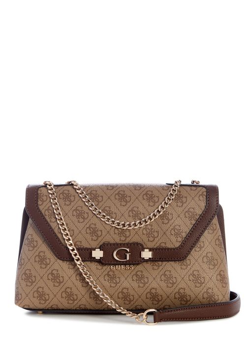 Bolsa Lindsey Transversal Flap Bege
