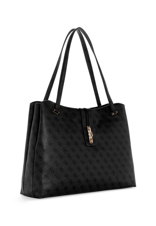 Bolsa Yvonne Logo Tote Preto