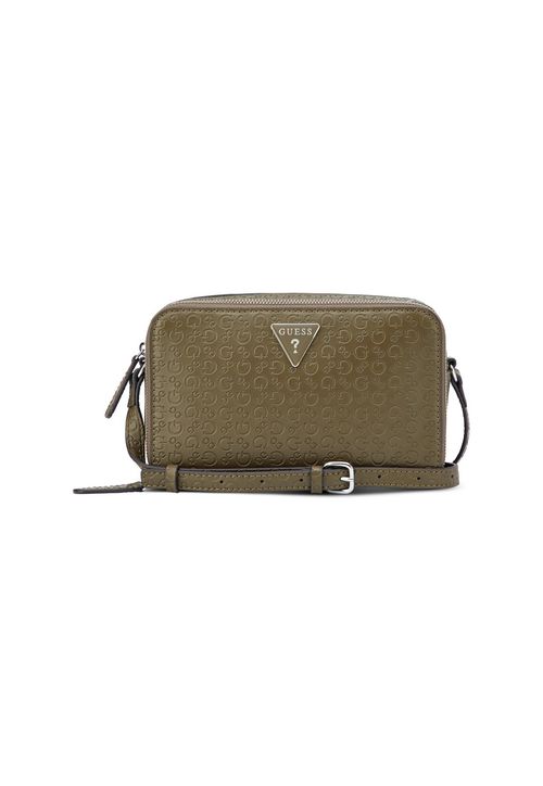 Bolsa Mini Lisa 2 Compartimentos Transversal Verde Musgo