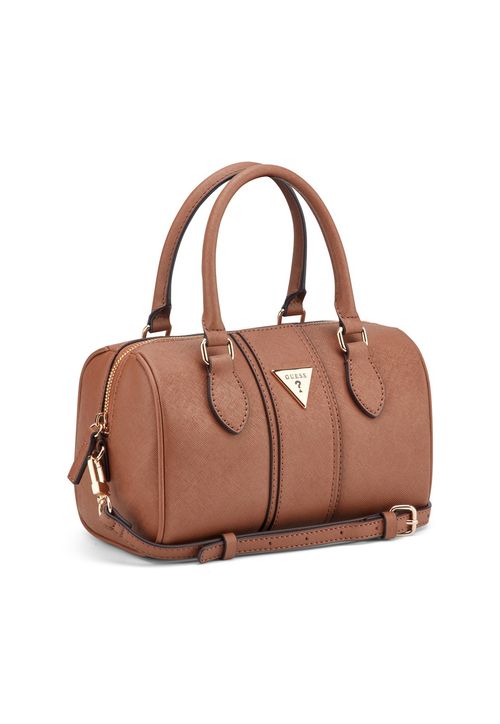 Bolsa Fiona Box Satchel Marrom