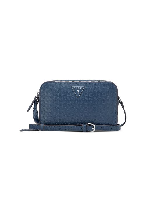 Bolsa Mini Lisa 2 Compartimentos Transversal Azul Marinho